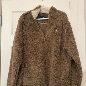 Southern Shirt Company Cozy Brown Sherpa Pullover